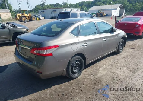 2015 Nissan Sentra Sv z USA, uszkodzony, nr VIN 3N1AB7AP7FL668086